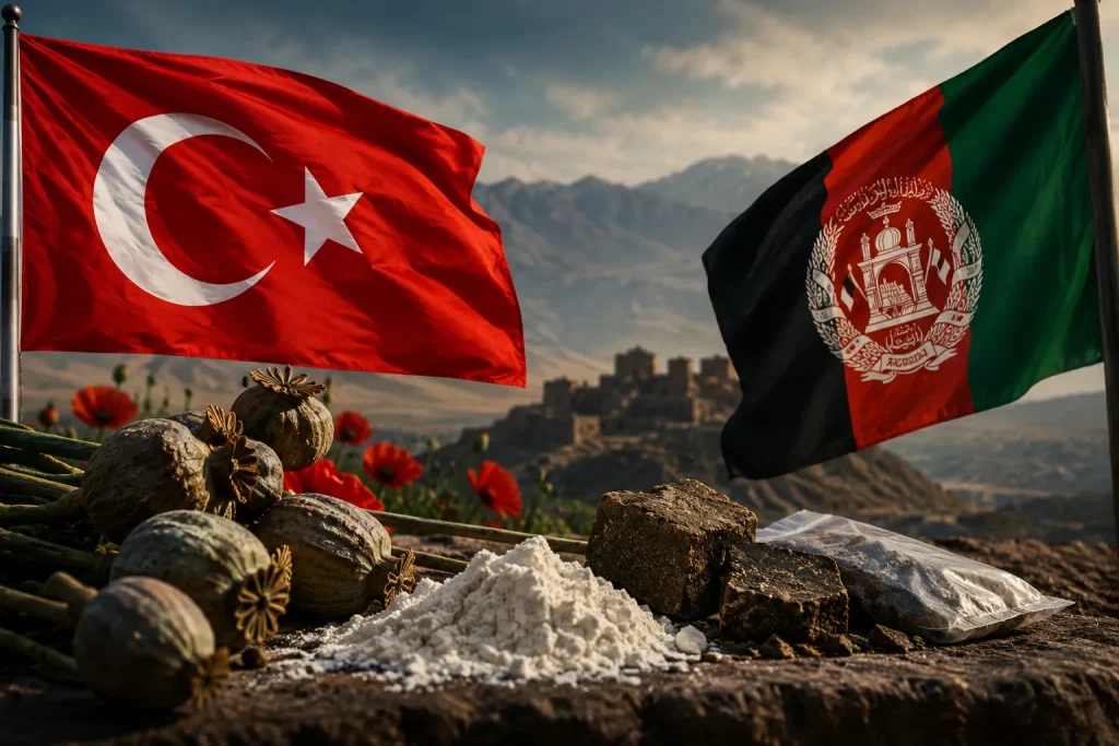 سیاست مخدری ترکیه در افغانستان